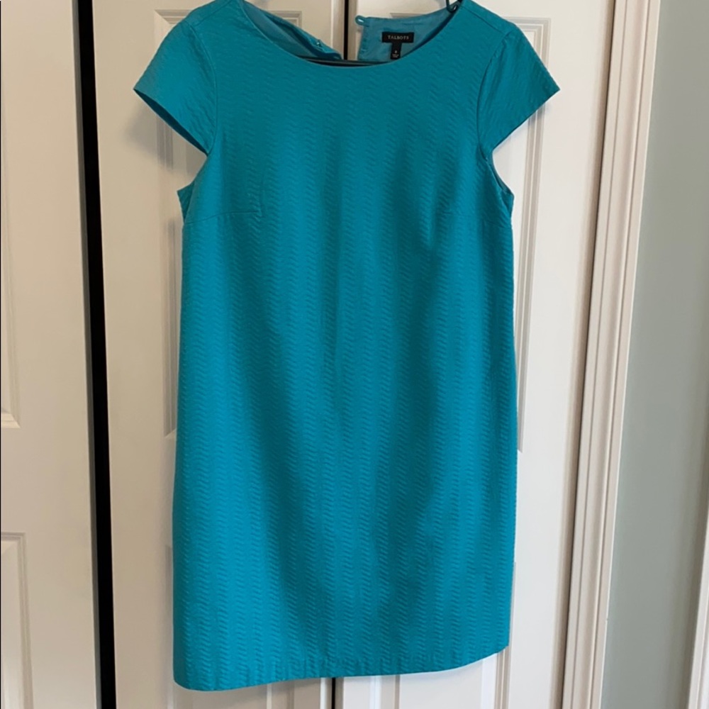 EUC Talbots Tiffany Blue Dress -size 8